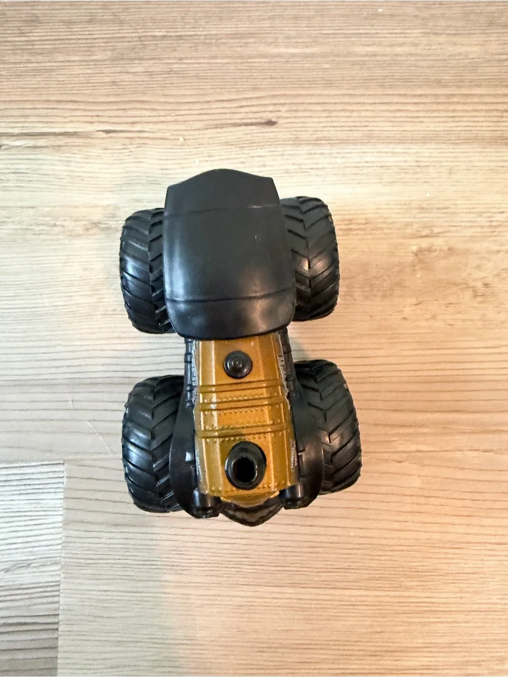Monster Truck Toy - Gold & Black Loco Punk Hot Wheels